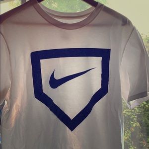 Nike baseball plate tee